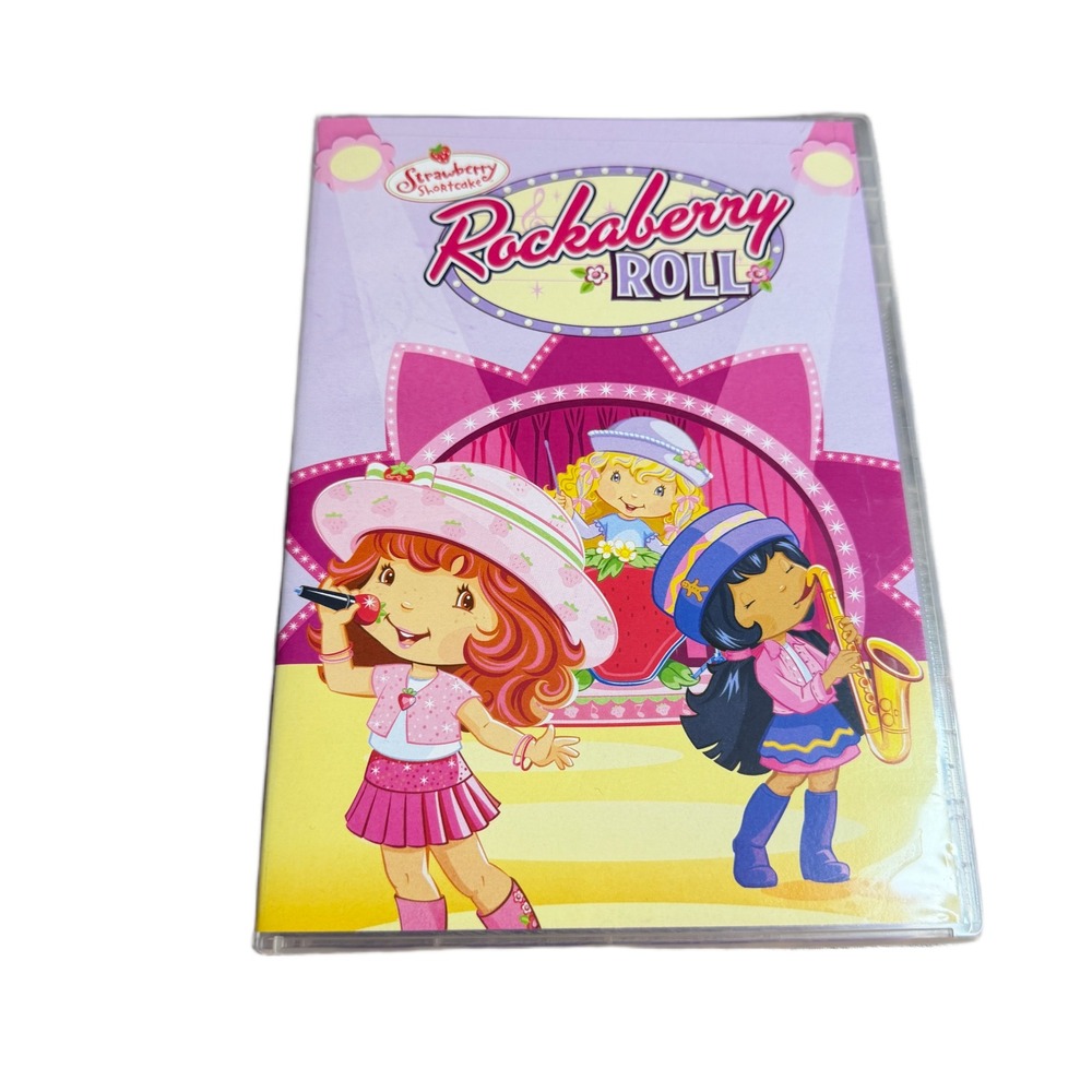 Strawberry Shortcake Rockaberry Roll DVD 2008 Animated Musical Kids Movie
